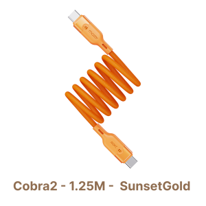 Mazer InfiniteLINK Cobra Magnetic Organizer 240W USB-C to USB-C cable | 2 Years Warranty