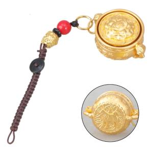 Móc khóa móc treo động vật Trung Quốc tượng trưng cho sự may mắn và sự giàu có được chế tác bằng kim loại chắc chắn với các chi tiết tinh tế