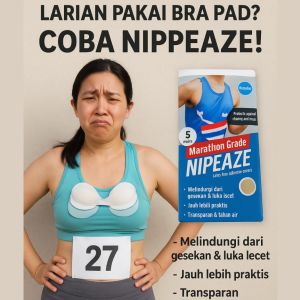 10pcs Sports Nipple Cover Band Chafing Prevention Baret NipEaze Lari Marathon penutup puting
