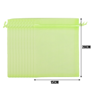50Pcs Fruit Vegetable Protection Net Bags / Pest Control Bird Proof Garden Plant Barrier Pouch / Pest Barrier Covers for Fruit Trees / Plant Grow Netting Bag with Drawstring