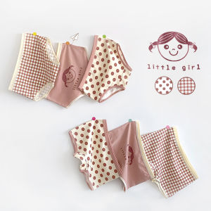 Ubriefs 6pcs Cotton Kids Girls Underwear Children Panties Cute Cartoon Printed Underpants Boxer Shorts Briefs Korean Breathable Panty M-3XL