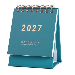LỊCH ĐỂ BÀN NĂM 2027 HỌA TIẾT HOA GÁY LÒ XO ĐỨNG LẬT THÁNG TRANG TRÍ VĂN PHÒNG LABAICAI - LỊCH BÀN LẬT THÁNG HOA GÁY 2027