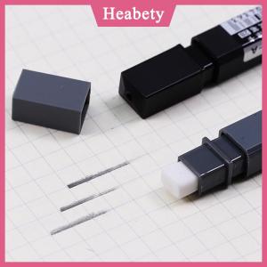 Heabety Dày Đầu phẳng cơ khí Bút chì vẽ 2B với nạp bút chì văn phòng Nguồn cung cấp văn phòng viết tự động văn phòng đồ dùng học tập