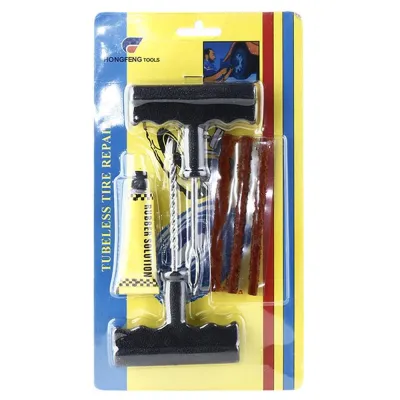 Tire Repair 7pcs (1 Set) - Alat Tambal Ban Tubles Motor Mobil