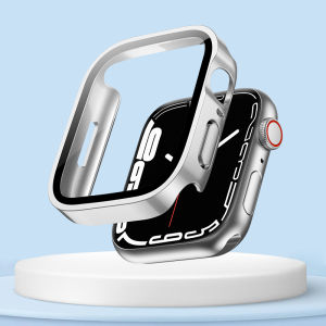 for Apple Watch 9 8 7 Series 45mm 41mm Cover Electroplated Watch Screen Protector Case 44mm 40mm For  i Watch 6 5 4 Scratch Proof