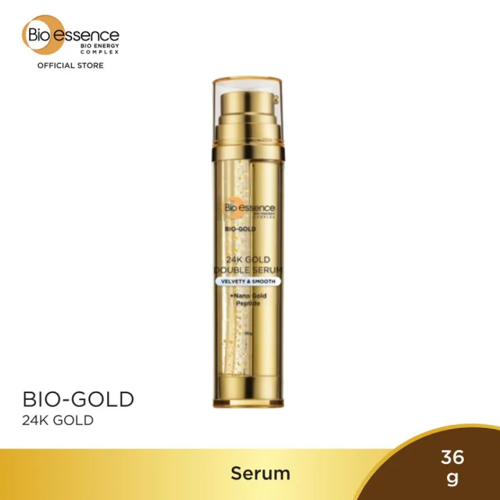 Biossance Gold Bio-essence Bio-Gold 24k Gold Golden Ratio Double Serum 36g | Lazada