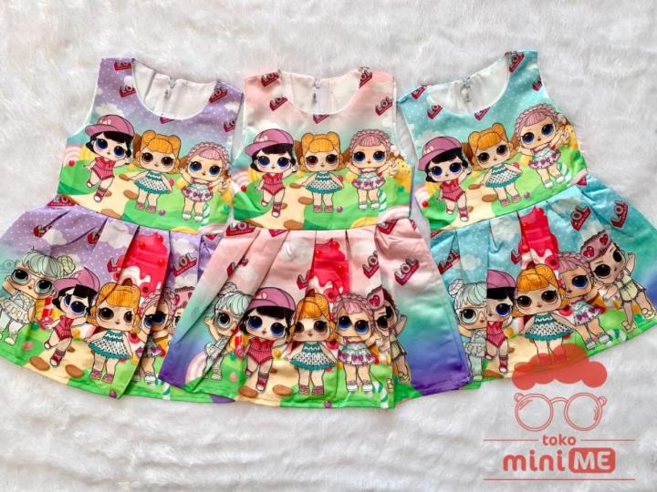 miniME Baju Dress Anak Perempuan LOL Gaun Lazada Indonesia