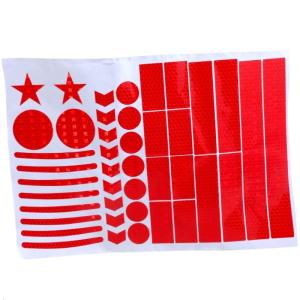 Bicycles Motocycle Night Safety Warning Sticker Car Strong Reflective Sticker Bike Helmets Sticker Easy to Use