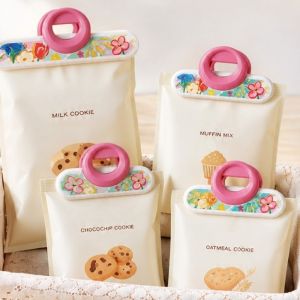 OEUVR 2PCS Moisture-Proof Sealing Clip Strong Clamping Force Plastic Food Bag Sealer Clip Funny Multi-functional Food Preservation Clip Kitchen Use