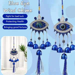 Evil Eye Wind Chimes Protection Wind Chime Hamsa Hand Elephant Tree Owl Front Door Garden Yard Bells