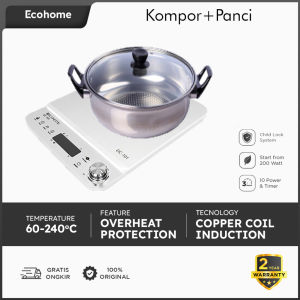 Ecohome Induction Cooker EIC-101 Smart Kompor Induksi Listrik Low Watt