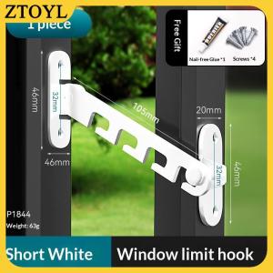 ZTOYL 1 cái có thể điều chỉnh cửa sổ Stopper khóa giới hạn chốt gió Brace ở lại vị trí Stopper casement cửa sổ Sash chặn khóa