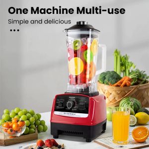 Heavy Duty Juicer High Speed Multi function Fruit Mixer Electric Food Blender 1500W(Red)