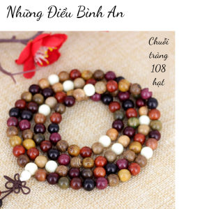 TRÀNG HẠT 108 HẠT NIỆM PHẬT - chuỗi hạt 108 hạt đeo tay đeo cổ vòng tay hạt gỗ trầm hương CAO CẤP phong thủy may mắn