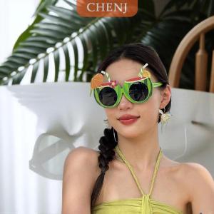 [COD] CHENJ แว่นตาปาร์ตี้ฮาวายแว่นกันแดดตลกอุปกรณ์ถ่ายภาพปาร์ตี้ฤดูร้อนชายหาดสระว่ายน้ำตกแต่งงานวันเกิด