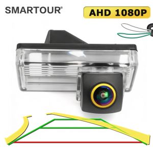 Dynamic Trajectory 4K AHD 1080P Fisheye Car Rear View Camera For Toyota Land Cruiser 200 LC200 2008 -2014