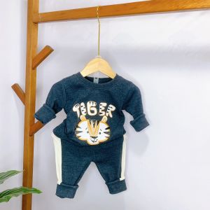 Set bộ thu đông bé trai 8-18kg bộ dài tay cho bé trai in hình tiger đáng yêu cho bé chất len tăm đường may đẹp có 5 màu lựa chọn