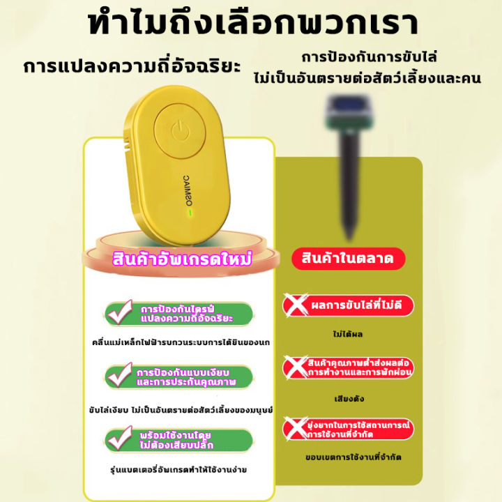 📣หมื่นเมตรไม่มีนก📣ไล่นกพิราบถาวร เครื่องไล่นก อุปกรณ์ไล่นก ไล่นก ...