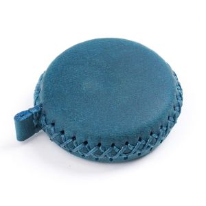 TIMES LORD Vintage Leather Tape Measure Handmade Portable RetractableTape Measure Practical Retractable Roll Measure Tape Sewing Tools