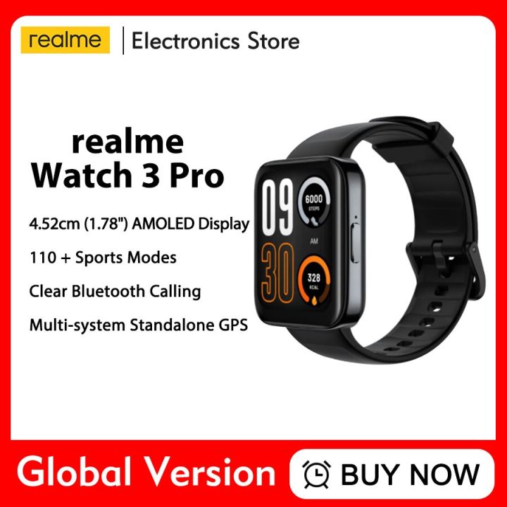 Global Version realme Watch 3 Pro Smart Watch 1.78" AMOLED Display