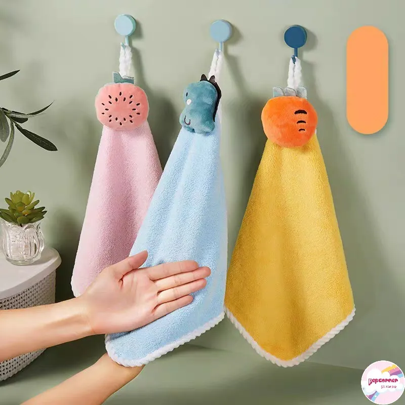 Khăn lau tay treo tường dùng trong nhà bếp, phòng tắm thấm nước tốt