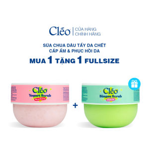 Sữa Chua Tẩy Tế Bào Chết Yogurt Strawberry Cleo Làm Sạch Dịu Nhẹ Cấp Ẩm Sâu Cho Da 200ml