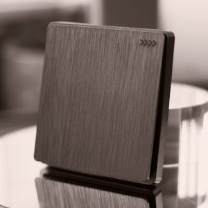 Modern Gray 86 Luxury Light Switch Push Button Wall Switch Interruptor