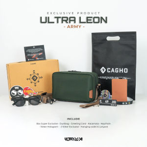 CAGHO ULTRA LEON ARMY EXCLUSIVE I Handbag I Slingbag I Clutch Bag I Anti Air I Anti Bara