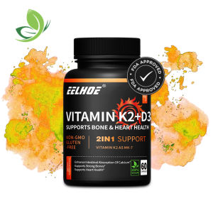 Vitamin D3K2 5000IU 2-in-1 Meningkatkan Kesehatan Jantung dan Mendukung Kesehatan Sendi Tulang dan Gigi