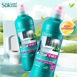 Sukgarden Non-Scrub Toilet Cleaner - Quick 1-Minute Descaling & Fresh Deodorizer 2 bottle (total 1kg)