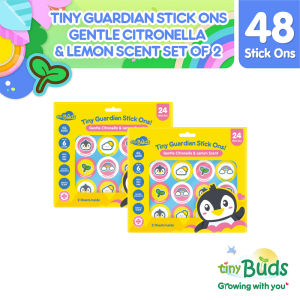 Tiny Buds Tiny Guardian Stick Ons Gentle Citronella and Lemon Scent-24s 2pcs|Gone Away Insect Patch