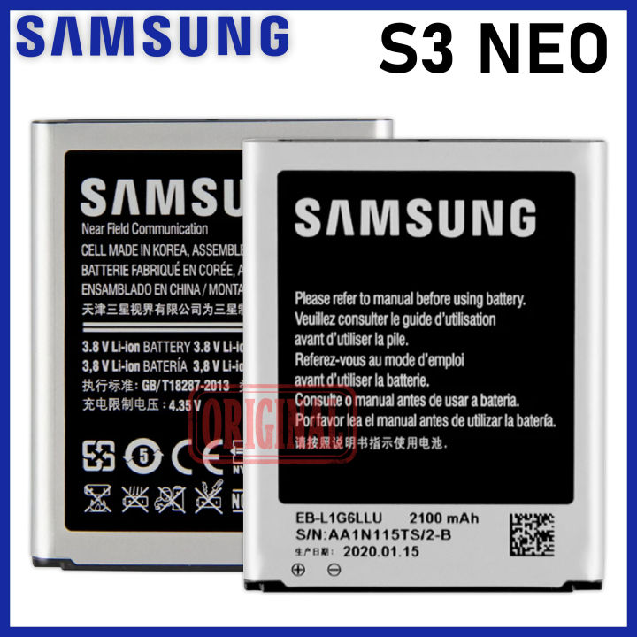 Samsung Galaxy S3 Neo Battery Original Model EB-L1G6LLU/EB