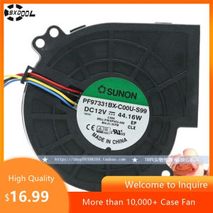 สำหรับ SUNON PF97331BX-C00U-S99 พัดลมโบลเวอร์ DC 12V 3.6A ขนาด 97x93x33mm 6800RPM 1300Pa