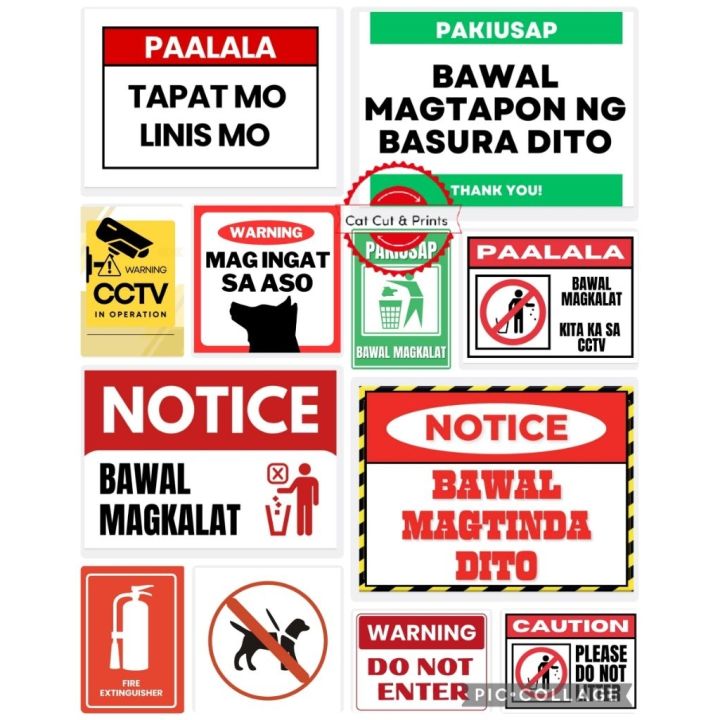 Tapat Mo Linis Mo | Bawal Magkalat | No Dumping | Mag Ingat Sa Aso | Do ...