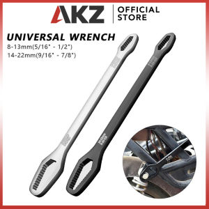 AKZ Multifunctional Torx Wrench Self-Tightening 5mm Thick Universal Adjustable Wrenchs Double-Head Multi-Purpose 8-22mm