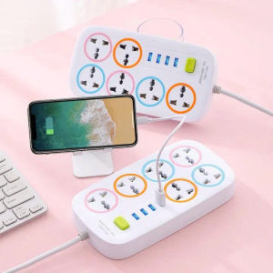 Ổ Cắm Điện Đa Năng Ổ Điện Thái Lan Hình Hoa 4 Cổng USB Sạc Nhanh An Toàn Chống Cháy Nổ