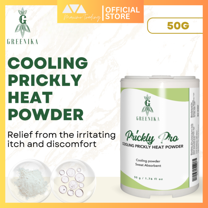 Maximo Trading Greenika Prickly Pro Cooling Prickly Heat Powder Anti ...