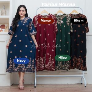 DASTER JUMBO LD 110 BUSUI MOTIF YONA TERBARU KEKINIAN DRESS WANITA MIDI CANTIK PIYAMA TIDUR VIRAL
