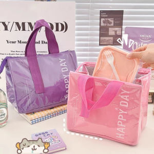 Lunch Bag Thermal Insulation Bag Large Capacity Waterproof Food Storage Handbag for Worker Student