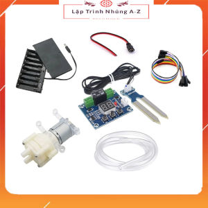 [Lập Trình Nhúng A-Z] Bộ Tưới Cây Tự Động XH-M214 Cảm Biến Đo Độ Ẩm Đất Có Màn Hình Hiển Thị Dùng Nguồn Pin 12V