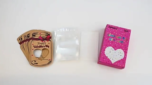 24Pcs Valentines Day Greeting Cards with Sealed Bags for Kids Holiday Party Exchange Cards Classroom Gifts Party Favors