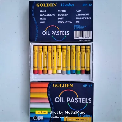 Golden Oil Pastels 24 colors OP-24 16 colors OP-16 12 colors OP-12 8 colors OP-8