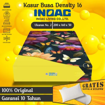 Kasur Busa No. 2 INOAC EPV Density 16 Original ukuran 200x160 cm Garansi 10 Tahun