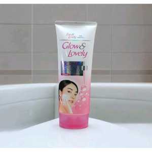 glow & lovely facial foam dermaglow 100g - pembersih wajah