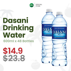 [BUNDLE OF 2] Dasani Drinking Water (600ml x 48 Bottles)