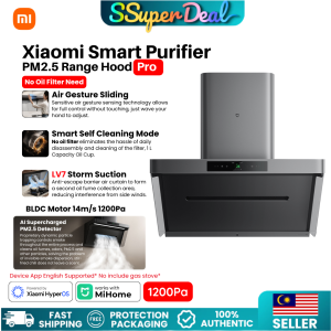 Xiaomi Mijia Smart Range Hood S20 Anti-leak Smoke Negative ion Purification PM2.5 DC inverter Motor Asap Recycle 小米油烟机