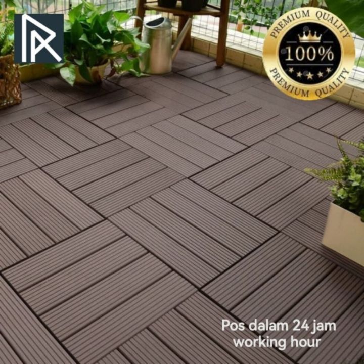 PA Premium Wood Floor Decking Interlocking Deck Floor Tiles Outdoor
