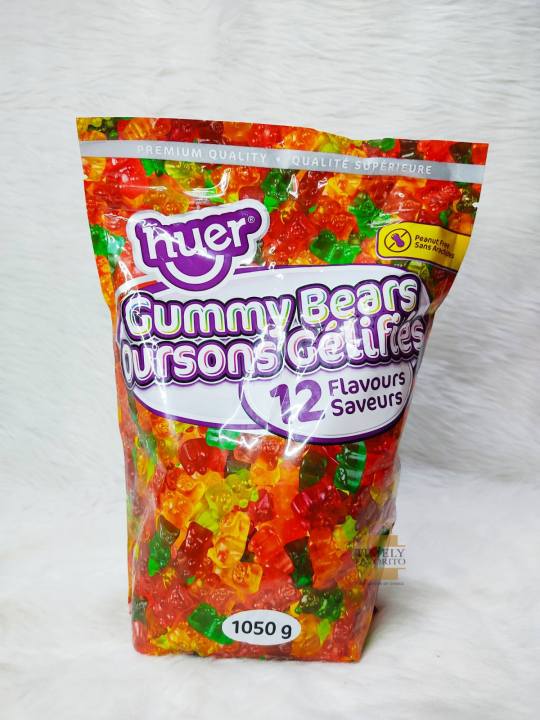 Huer Gummy Bears, 12 Flavors, 1050g | Lazada PH