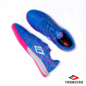 Fromzero - Sepatu Futsal Anak Junior Starkia Baltic No booth 34 - 38 BLUE PINK IN Original