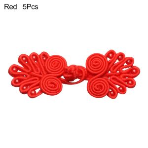 JAYNEBIO 5Pcs Clothing Accessories DIY Gift Box Knot Fastener Chinese Knot Button Cheongsam Buttons Tang Suit